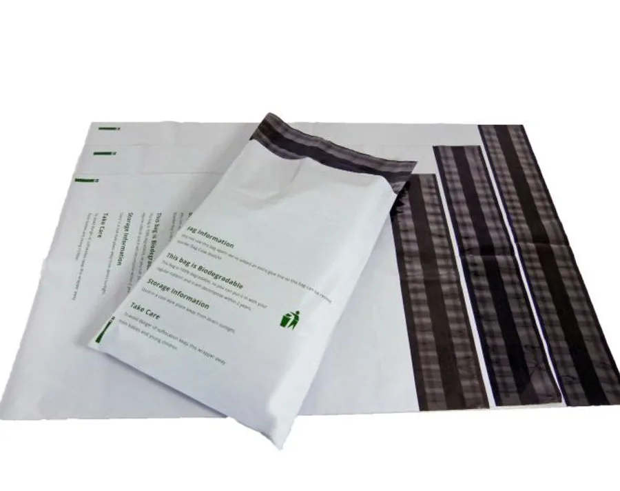 Biodegradable mailing bags for sustainable e-commerce shipping